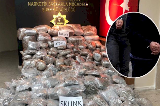 Urfa'da 475 kilogram uyuşturucu ele geçildi! 2 tutuklama