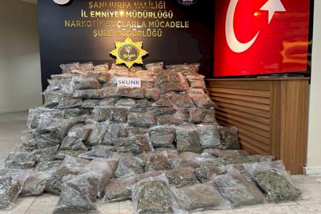 Urfa'da yüklü miktarda uyuşturucu ele geçirildi! 2 gözaltı