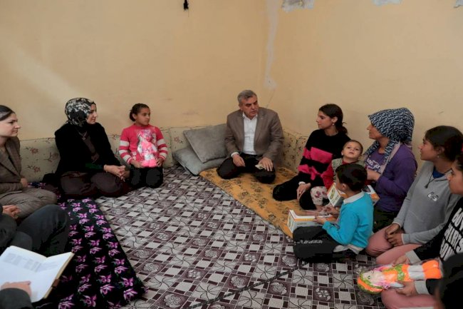 Başkan Beyazgül'den Siverek'te ev ziyaretleri