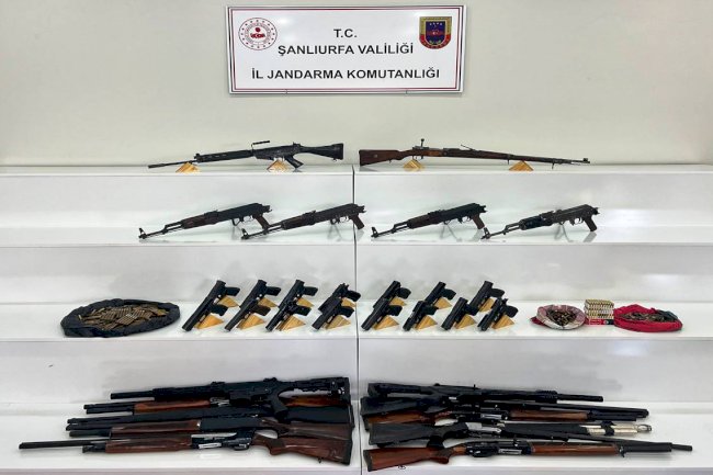 Şanlıurfa'da Jandarmadan Silah Kaçakçılarına Darbe!