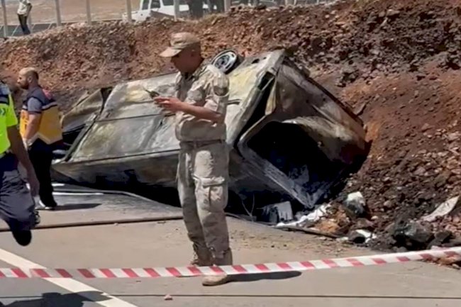 Hilvan'da Yanıcı Madde Taşıyan Araç Takla Attı: 1 Ölü, 1 Yaralı