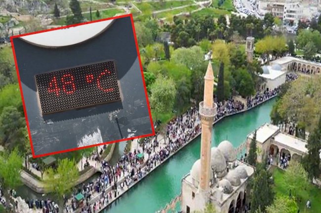 Şanlıurfa Kavruluyor: Termometreler 48 Dereceyi Gördü