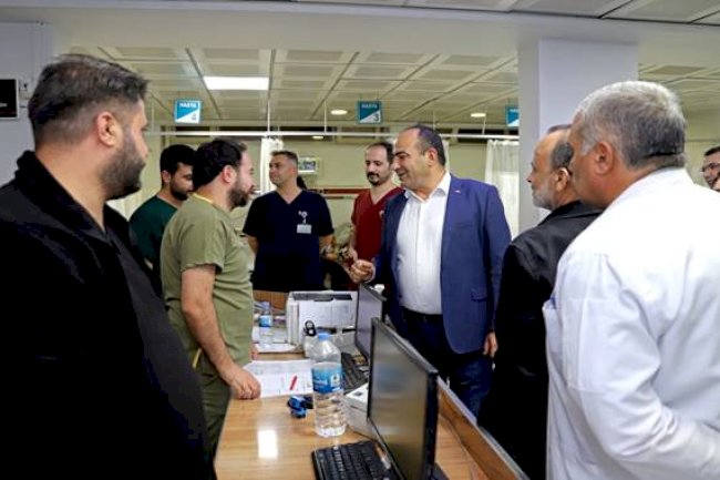 İl Sağlık Müdürü Berk’ten Balıklıgöl Devlet Hastanesi’ne Gece Denetimi