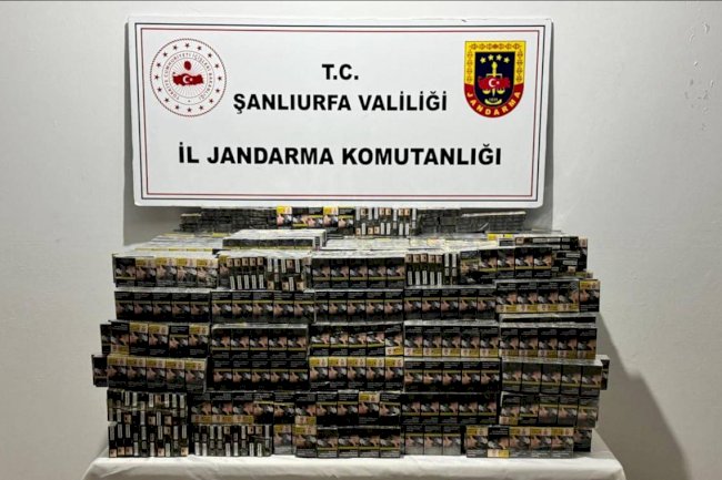 Şanlıurfa'da Kaçak Sigara Operasyonu