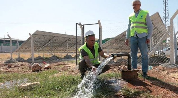 Urfa'da enerji yatırımları GES içme suyu kuyularında uygulanıyor