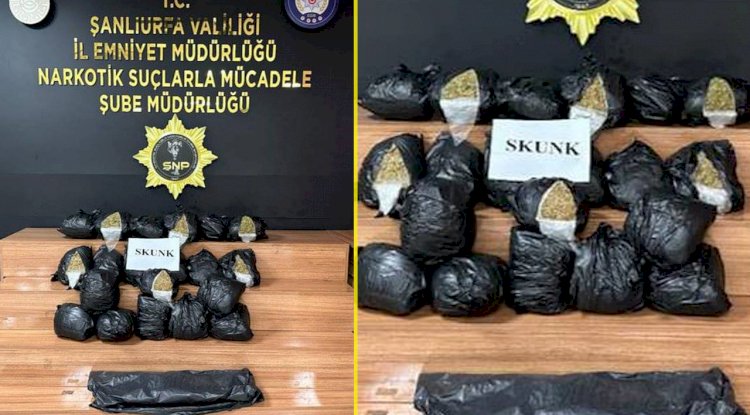 Urfa'da yüklü miktarda uyuşturucu madde ele geçirildi