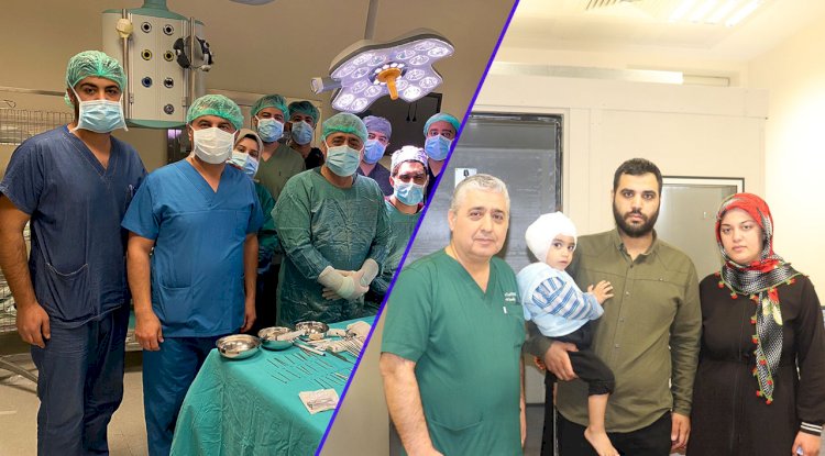 Minik hasta, Harran Üniversitesi Hastanesi'nde şifa buldu!
