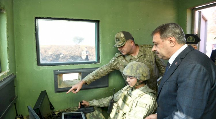 Vali Şıldak sınırda incelemelerde bulundu