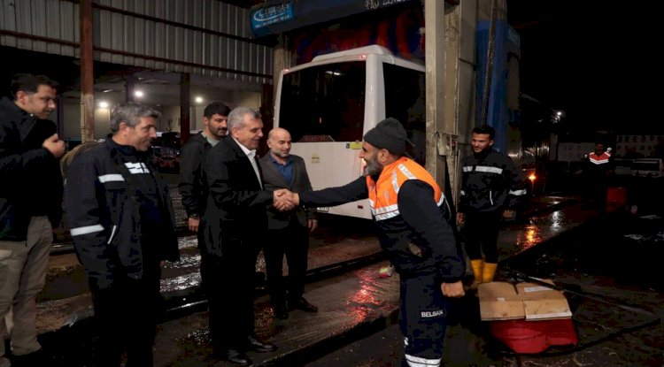 Başkan Beyazgül, BEL-SAN personelleriyle bir araya geldi