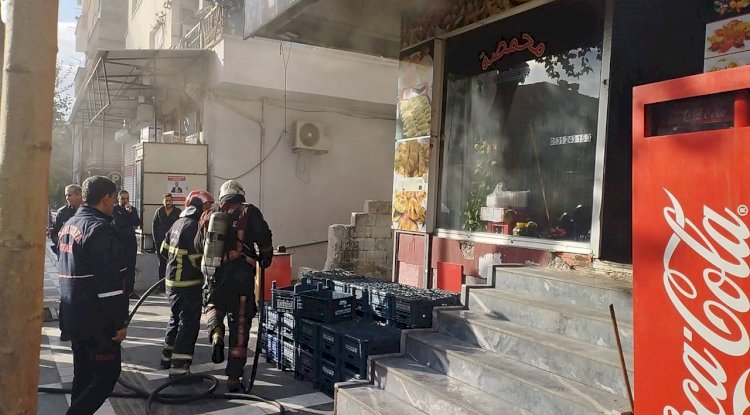 Şanlıurfa'da bir iş yerinde korkutan yangın! 