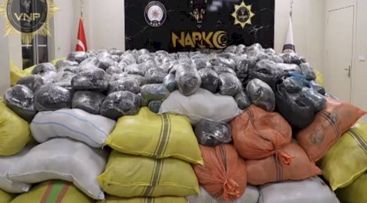 4 ton uyuşturucu madde ele geçirildi! 