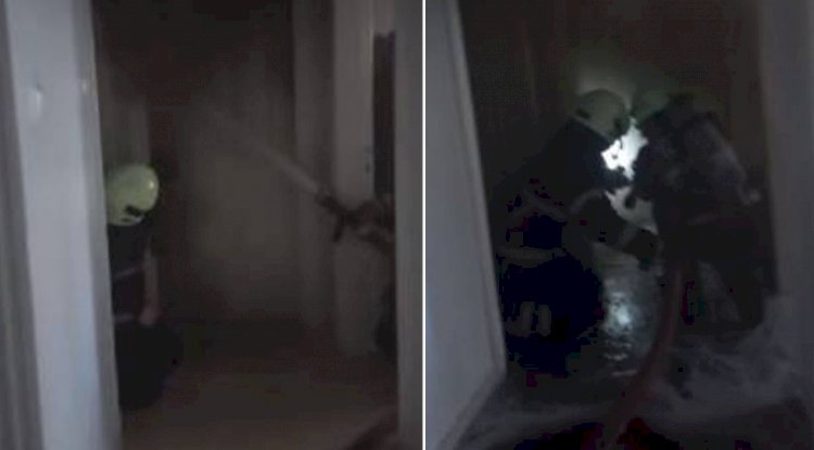 Haliliye'de bir evde korkutan yangın! 