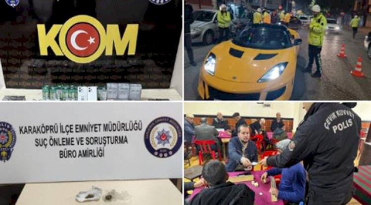 Şanlıurfa İl Emniyet Müdürlüğü yılbaşı gecesi bilançosunu açıkladı