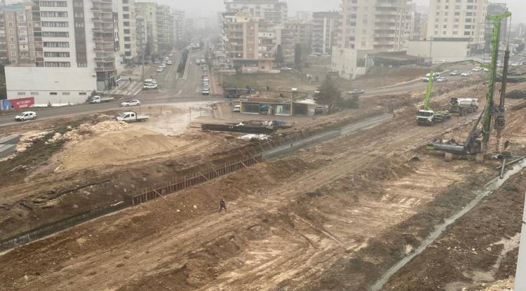 Balıkayağı Bulvarında çalışmalar aralıksız sürüyor