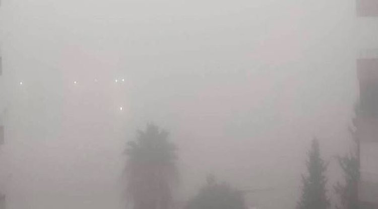 Şanlıurfa güne sisli havayla uyandı