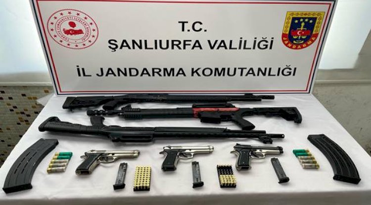 Urfa'da bir adrese baskın! Çok sayıda mühimmat ele geçirildi 