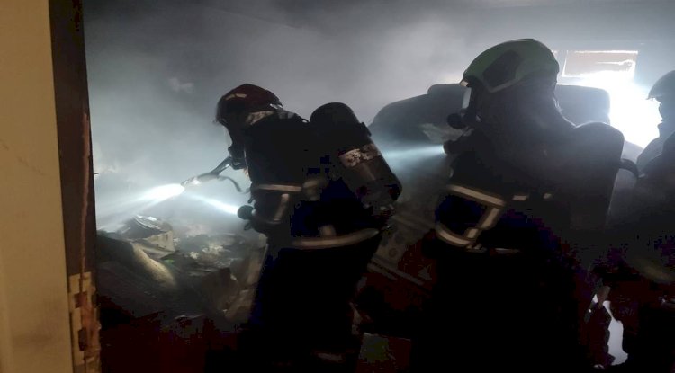 Urfa'da korkutan yangın! 