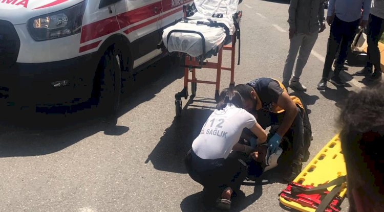 Urfa'da kaza! Motokurye yaralandı