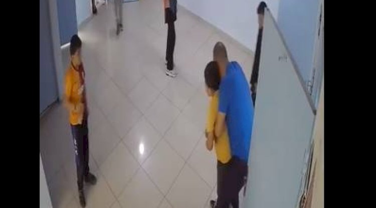 Okul müdürü,Heimlich manevrası ile öğrencisinin hayatını kurtardı