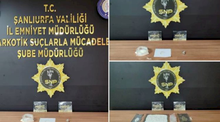Urfa'da uyuşturucu madde ele geçirildi! 2 gözaltı 