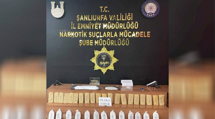 Şanlıurfa'da yüklü miktarda ele geçirildi! 4 gözaltı