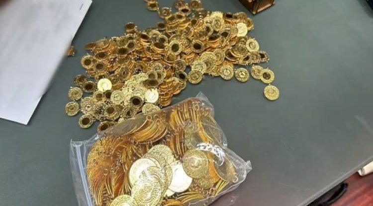 Piyasa değeri 50 milyon TL olan sahte altın ele geçirildi! 13 gözaltı
