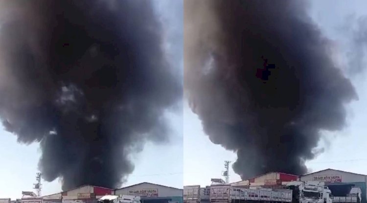 Evren Sanayide Büyük Yangın!