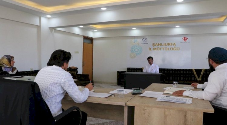 Şanlıurfa'da Hafızlık Tespit Sınavı Yapılıyor