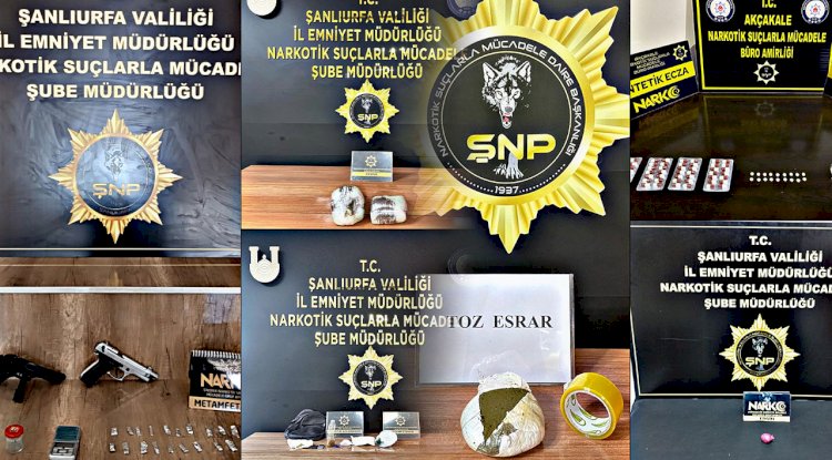 Urfa'da 7 Farklı Operasyon: Çok Sayıda Gözaltı 