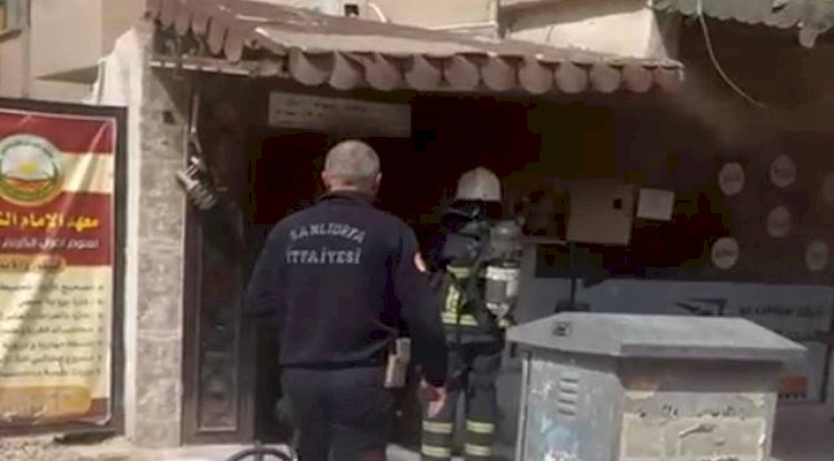 Urfa'da Kuran Kursunda Yangın! 