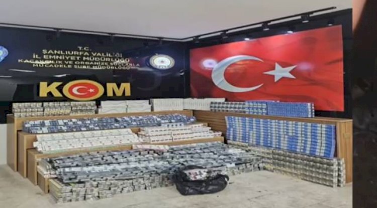 Şanlıurfa'da Kaçak Sigara Operasyonu: 1 Kişi Tutuklandı