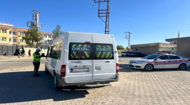 Şanlıurfa'da Okul Servislerine Jandarma Denetimi