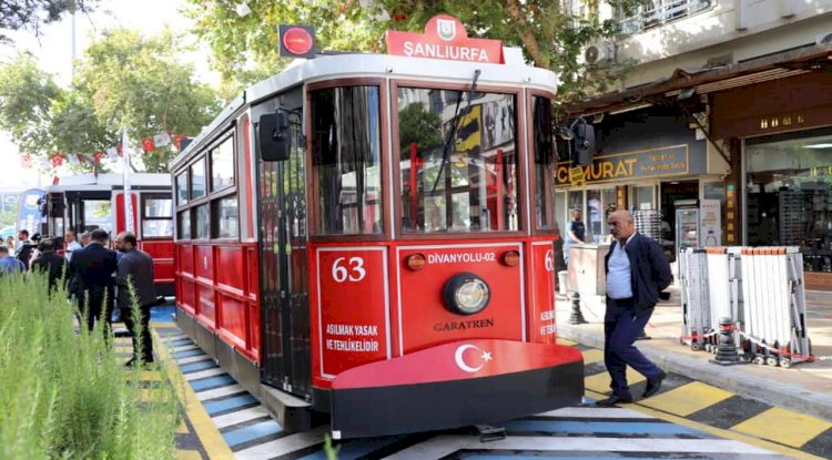 Şanlıurfa'da Nostaljik Tramvay Dönemi Başladı