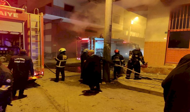 Urfa'da pide fırınında korkutan yangın! 