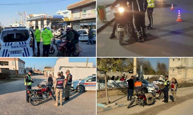 Urfa'da 935 motosiklete ceza!