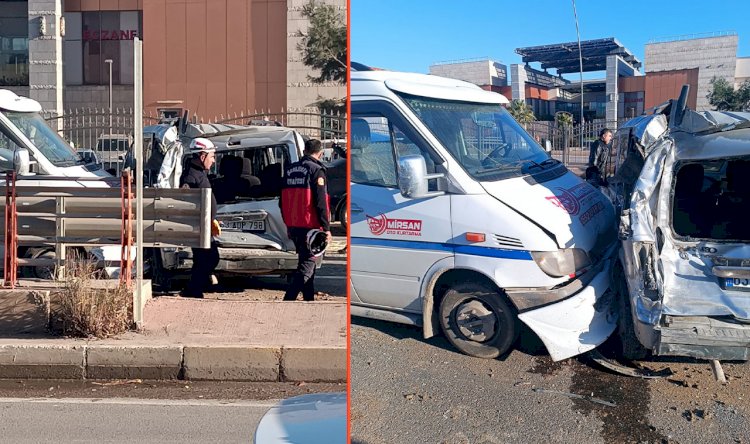 Şanlıurfa’da faciadan dönüldü! Minibüs ve hafif ticari çarpıştı