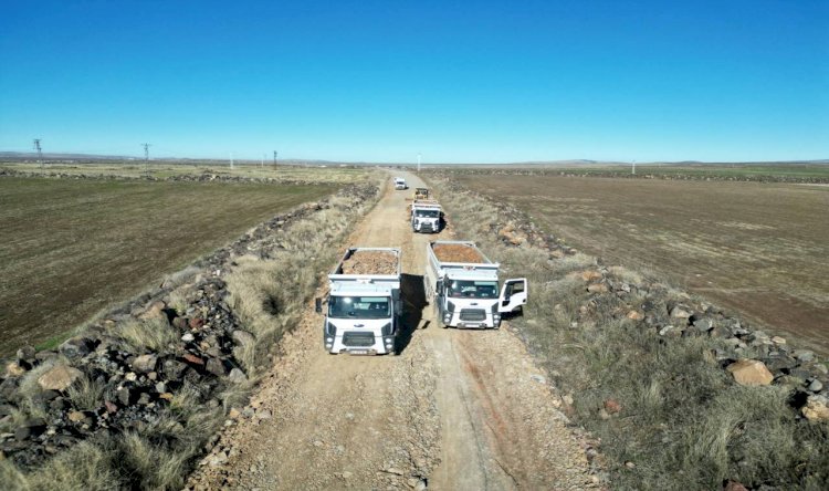 Büyükşehir’den siverek kırsalında yol çalışması