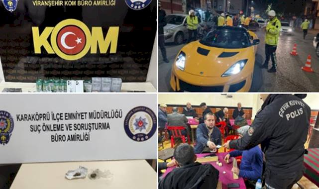 Şanlıurfa İl Emniyet Müdürlüğü yılbaşı gecesi bilançosunu açıkladı