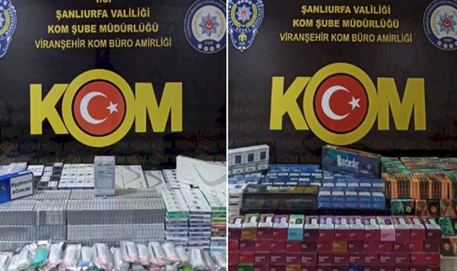 Viranşehir'de kaçakçılık operasyonu! 3 gözaltı