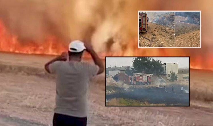 Şanlıurfa'da Son 24 Saatte 92 Yangın Vakası: 4'ü Orman Yangını