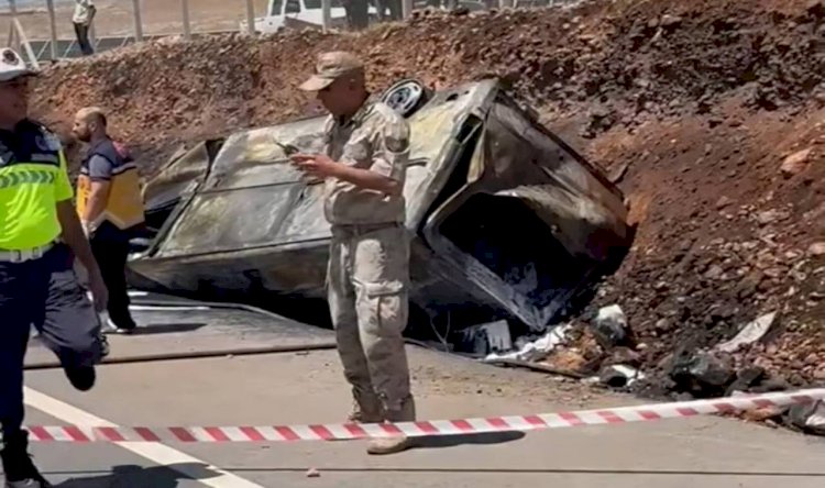 Hilvan'da Yanıcı Madde Taşıyan Araç Takla Attı: 1 Ölü, 1 Yaralı