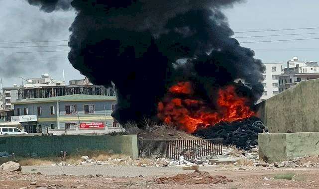 Viranşehir'de Çöp Aktarma Alanında Büyük Yangın!