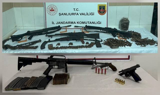 Siverek'te Jandarmadan Silah Operasyonu: Cephanelik Ele Geçirildi