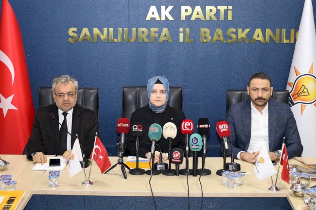 AK Parti Şanlıurfa İl Başkanlığında 25 Kasım açıklaması