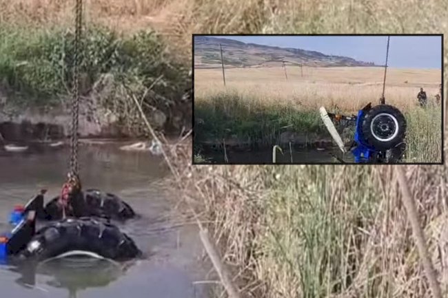 Traktörü İle Gölete Düşen Şahıs Boğuldu!