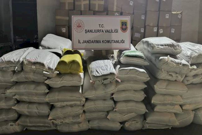 Şanlıurfa'da Çuvallar İçerisinde Tonlarca Ele Geçirildi!