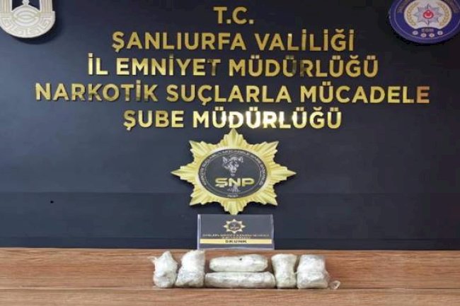 Şanlıurfa'da Kilolarca Uyuşturucu Ele Geçirildi! 6 Gözaltı 