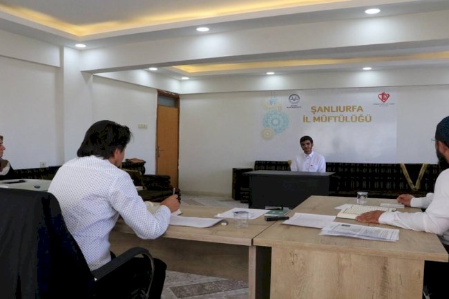 Şanlıurfa'da Hafızlık Tespit Sınavı Yapılıyor