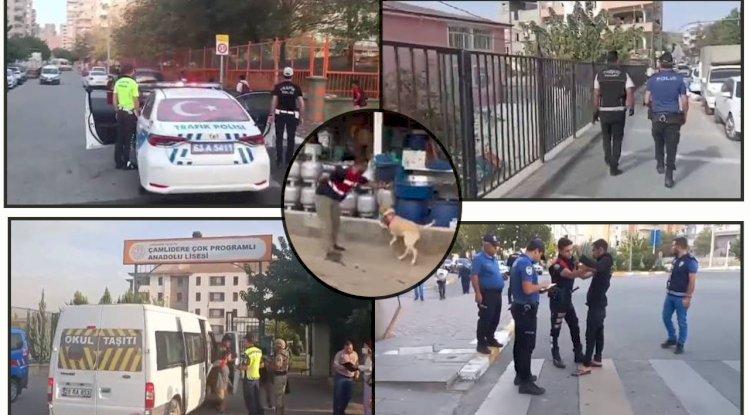 Urfa'da okul çevreleri ve servis araçları denetlenmeye devam ediliyor