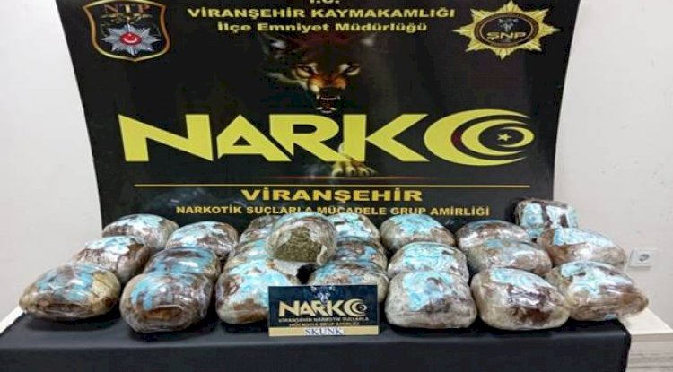 Viranşehir'de operasyon! Kilolarca ele geçirildi